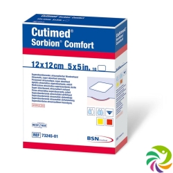 Cutimed Sorbion Comfort 22x12cm 10 Stück