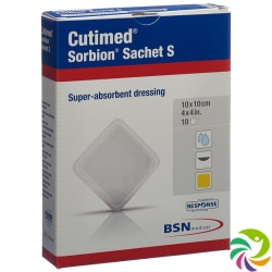 Cutimed Sorbion Sachet S 10x10cm 10 Stück