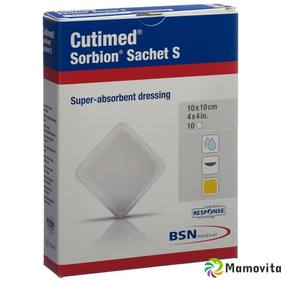 Cutimed Sorbion Sachet S 10x10cm 10 Stück buy online