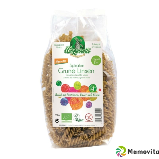 Lazzaretti Spiralen Grüne Linsen Beutel 250g buy online