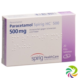 Paracetamol Spirig HC Filmtabl 500 mg 20 pieces