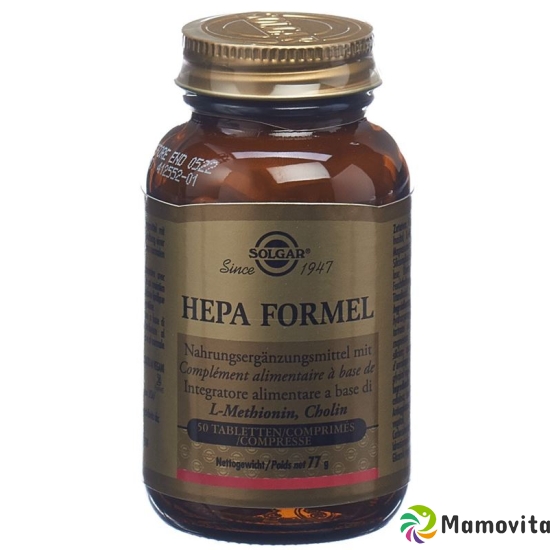 Solgar Hepa Formel Tabletten Flasche 50 Stück buy online