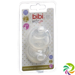 Bibi wide-mouth suction BasicCare beak Sil SV-A + B 2 pcs