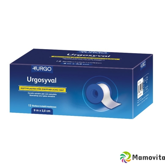 Urgosyval Rollenpflast 9mx1.25cm Empf Haut 12 Stück buy online