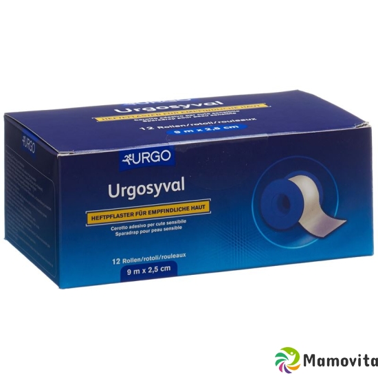 Urgosyval Rollenpflast 9mx2.50cm Empf Haut 12 Stück buy online