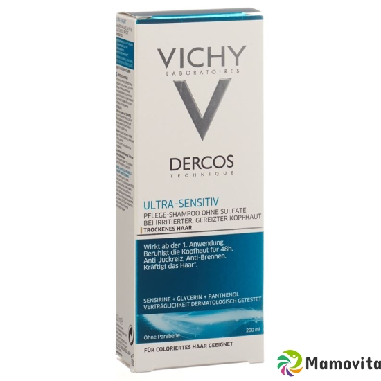 Vichy Dercos Shampooing Ultra-Sensitive dry scalp German / Italian 200 ml buy online