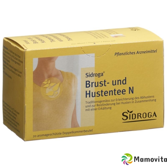 Sidroga breast and Hustentee N 20 Btl 2 g buy online