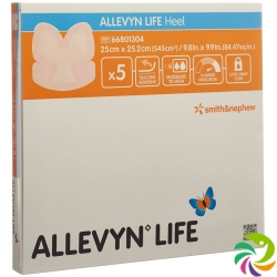 Allevyn Heel Life silicone foam dressing 25x25.2cm 5 pcs