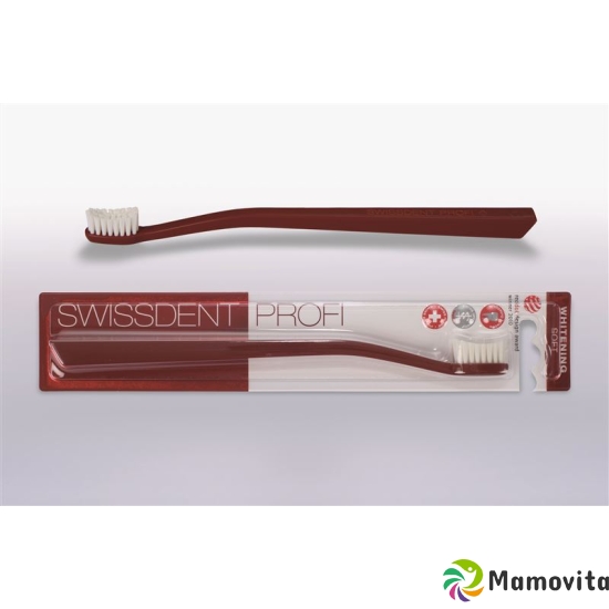 Swissdent Whitening Toothbrush red soft buy online