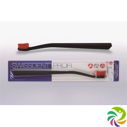 Swissdent Colors toothbrush black / red soft-medium