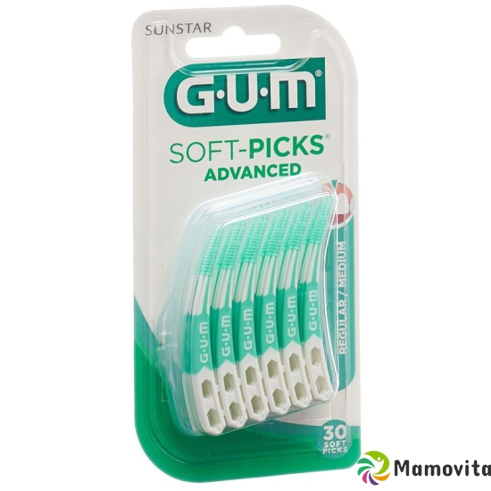 GUM SUNSTAR bristles Softpicks Advanced Regular 30 pcs buy online