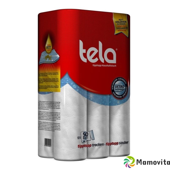 Tela paper towel tip top 12 roll 50 sheets buy online