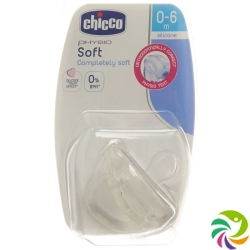 Chicco Physiological Soother GOMMOTTO silicone mini 0-6m DE / FR