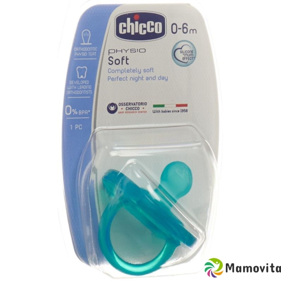 Chicco Physiological Soother GOMMOTTO BLUE silicone mini 0-6m DE / FR buy online