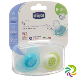 Chicco Physiological Soother silicone medium BLUE 6-16m CASE IT / DE / FR 2 pcs