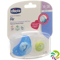 Chicco Physiological Soother silicone maxi BLUE 16-36m CASE IT / DE / FR 2 pcs