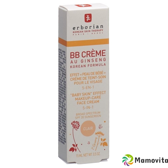 Erborian Korean Ther BB Creme Clair 15ml buy online