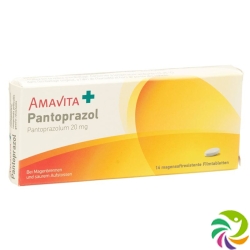 Amavita Pantoprazol Filmtabletten 20mg 14 Stück