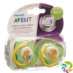 Avent Philips soother unisex 18M + green