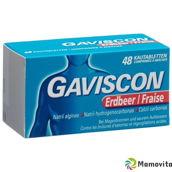 Gaviscon Kautabl strawberry 48 pcs buy online