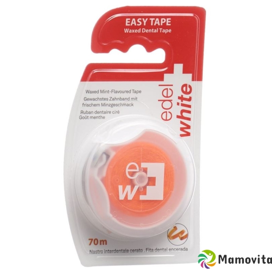 Edel+white Gewachstes Zahnseideband 70m mit Minze buy online