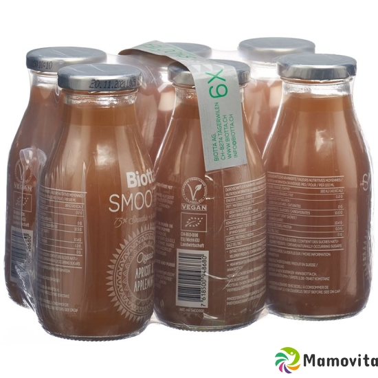 Biotta SmooTea apricot Applemint 6 x lt 0:25 buy online