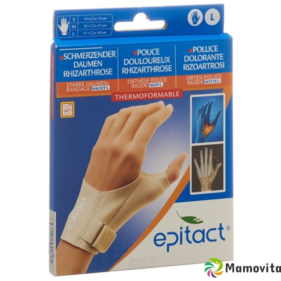 Epitact rigid thumb bandage NIGHT L 17-19cm left buy online