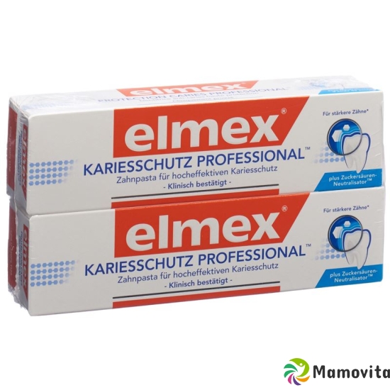 elmex ANTICARIES PROFESSIONAL toothpaste Duo 2 x 75 ml buy online