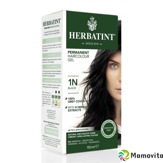 HERBATINT HAIRCOLOUR 1N Black 150 ml buy online