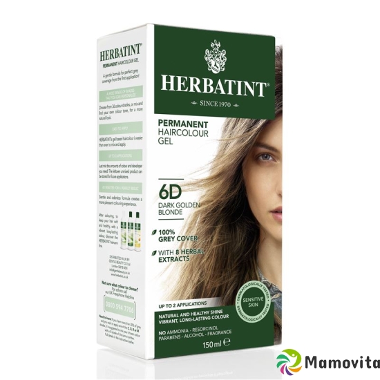 HERBATINT HAIRCOLOUR 6D Dark Golden Blonde 150 ml buy online