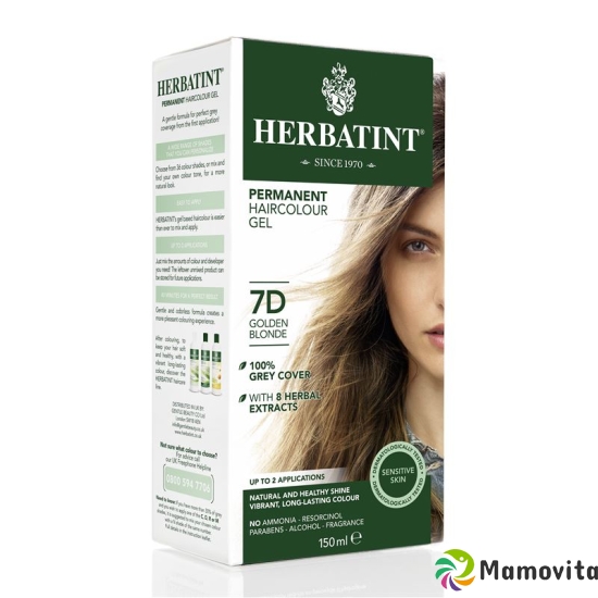 HERBATINT HAIRCOLOUR 7D Goldblond 150 ml buy online