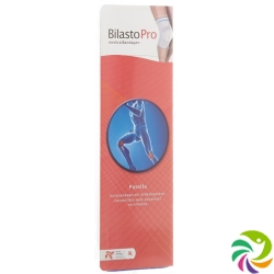 Bilasto Pro patella knee bandage L gray with silicone pad 1 spiral spring laterally