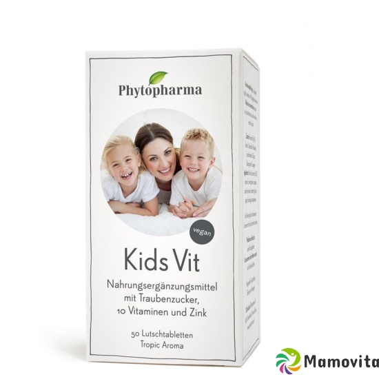 Phytopharma Kids Vit 10 vitamins & Zinc 50 lozenges buy online