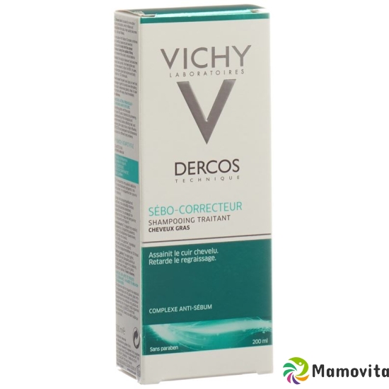 Vichy Dercos Shampooing Sebo-Correcteur grass cheveux FR 200 ml buy online