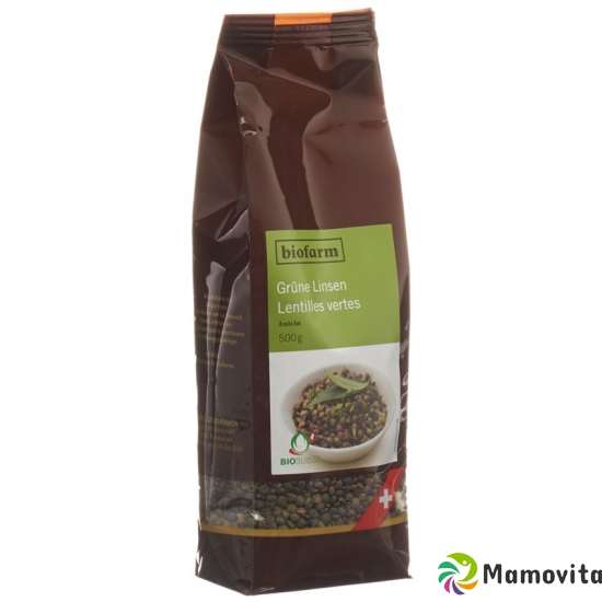 Biofarm green lentils CH bud Btl 500 g buy online