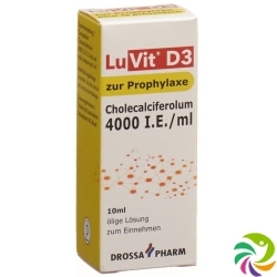 LUVIT D3 Cholecalciferolum oily solution 4000 IU / ml for the prophylaxis Fl 10 ml