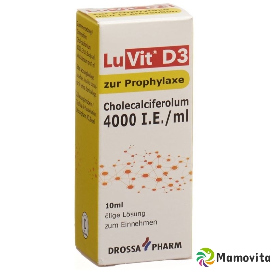 LUVIT D3 Cholecalciferolum oily solution 4000 IU / ml for the prophylaxis Fl 10 ml buy online