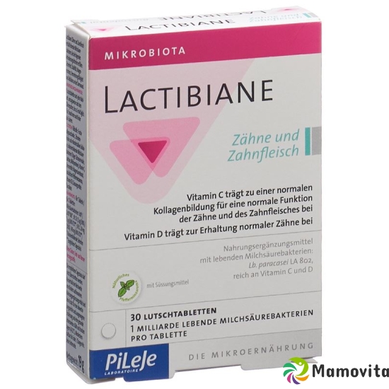 LACTIBIANE teeth and gums Lutschtabl 30 pcs buy online