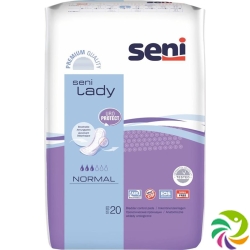 Seni Lady Normal incontinence pads with adhesive strips breathable purple 20 pcs