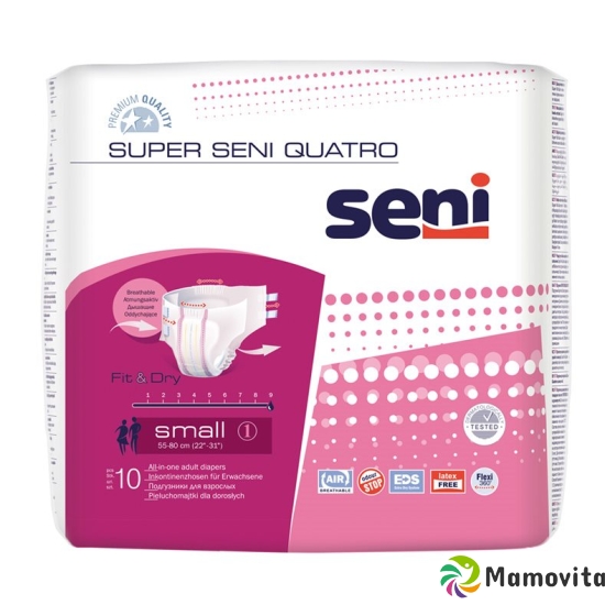 Super Seni incontinence Quatro S 4th suction closed system breathable 10 pcs buy online