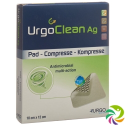 Urgoclean Ag Hydro Polyacryl 10x12cm Haft 10 Stück