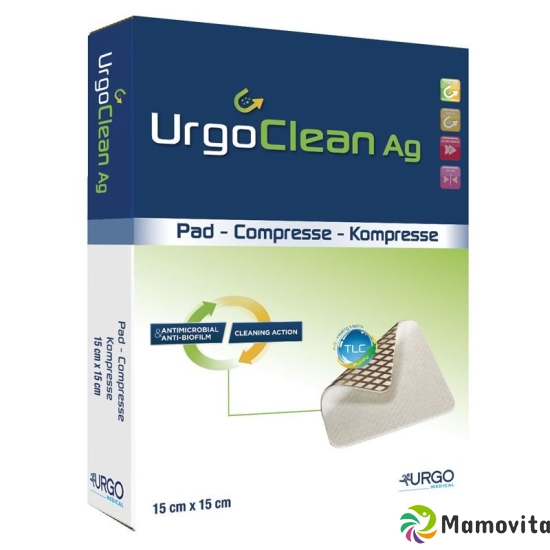 Urgoclean Ag Hydro Polyacryl 15x15cm Haft 5 Stück buy online