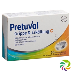 Pretuval flu and cold Brausetabl C 20 pcs