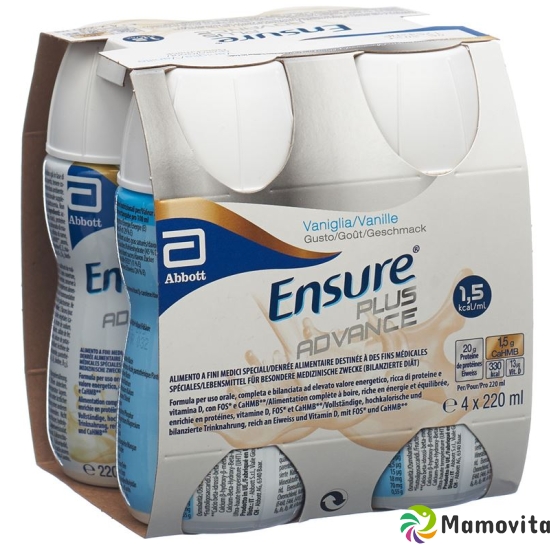 Ensure Plus Advance vanilla 4 x 220 ml buy online