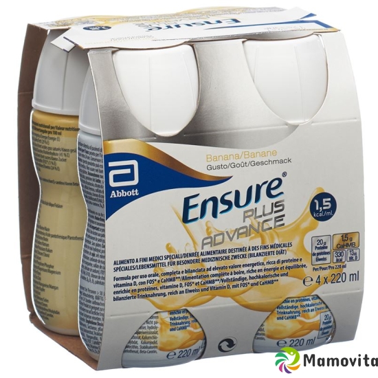 Ensure Plus Advance banana 4 x 220 ml buy online