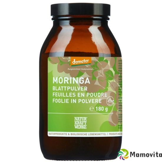 Naturkraftwerke Moringa Leaf Powder Demeter 180 g buy online