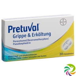 Pretuval flu and cold Filmtabl 20 pcs