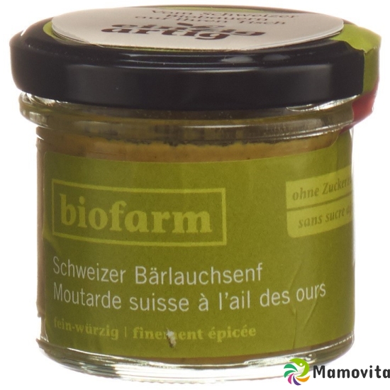 Biofarm Baerlauchsenf Knospe Ch Glas 100g buy online