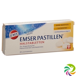 Emser sugar-free without menthol 30 pastilles