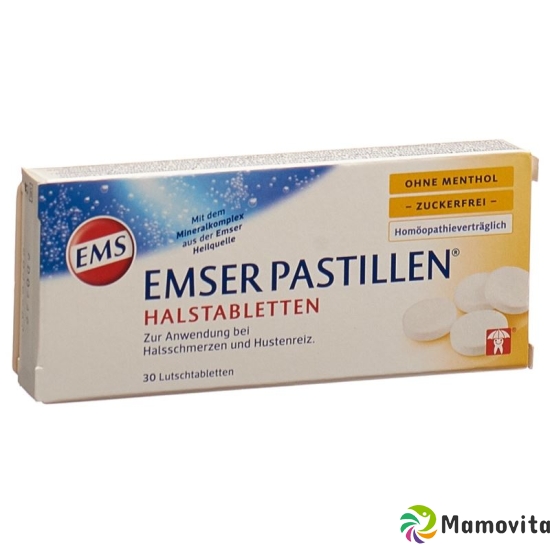 Emser sugar-free without menthol 30 pastilles buy online